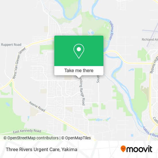 Three Rivers Urgent Care map