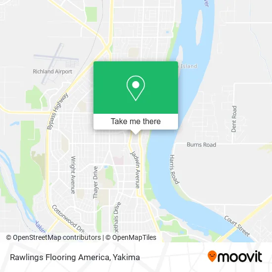 Mapa de Rawlings Flooring America