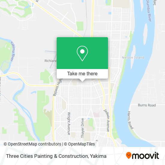 Three Cities Painting & Construction map