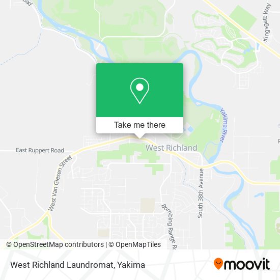 Mapa de West Richland Laundromat