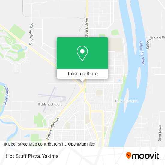 Mapa de Hot Stuff Pizza