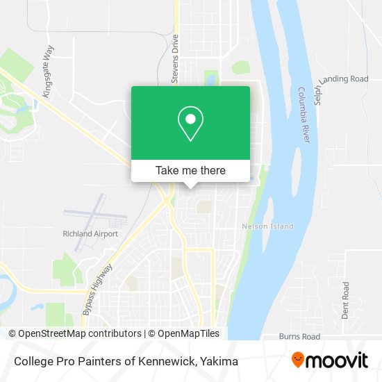 Mapa de College Pro Painters of Kennewick