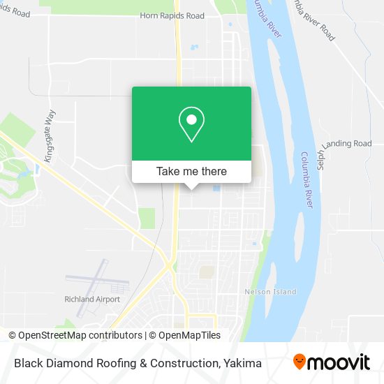 Mapa de Black Diamond Roofing & Construction