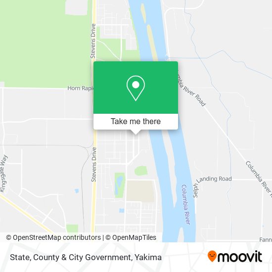 State, County & City Government map