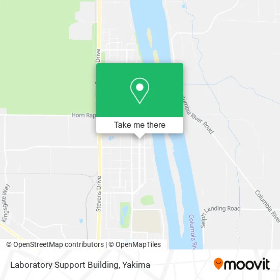 Laboratory Support Building map
