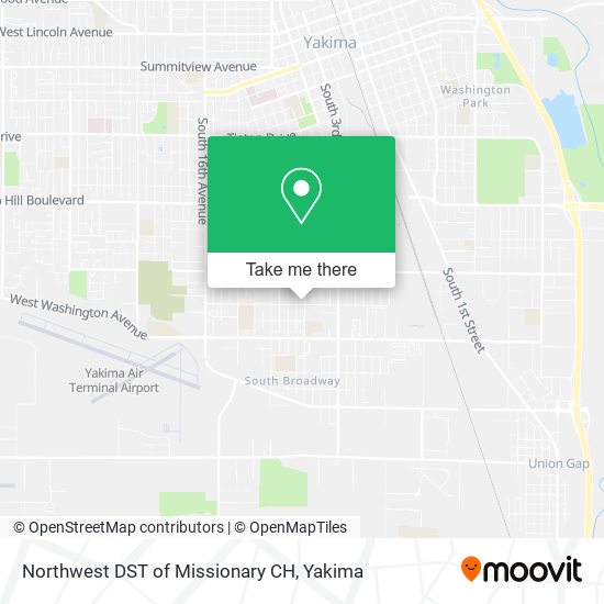 Mapa de Northwest DST of Missionary CH