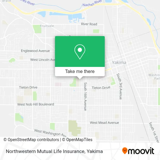 Northwestern Mutual Life Insurance map