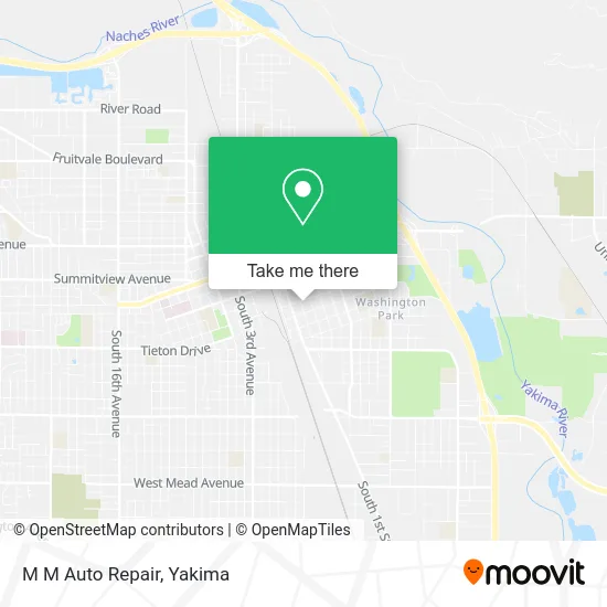 M M Auto Repair map