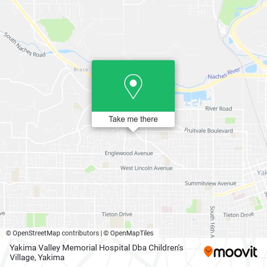 Yakima Valley Memorial Hospital Dba Children's Village map