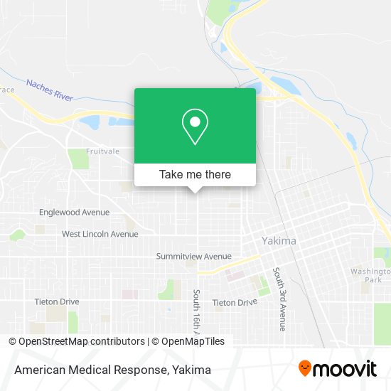 Mapa de American Medical Response