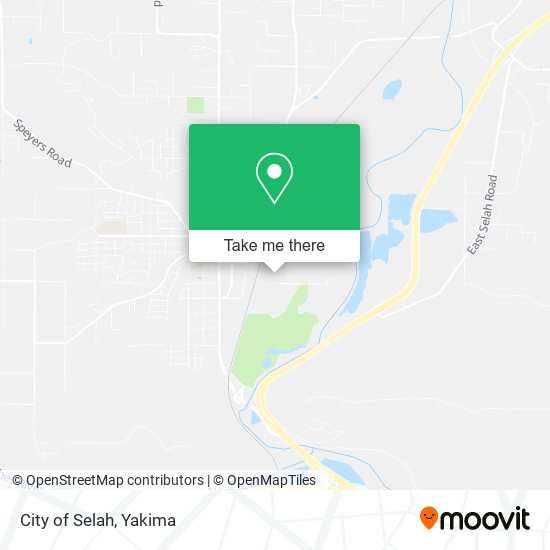 Mapa de City of Selah