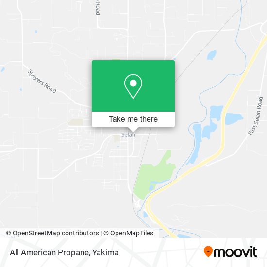 Mapa de All American Propane