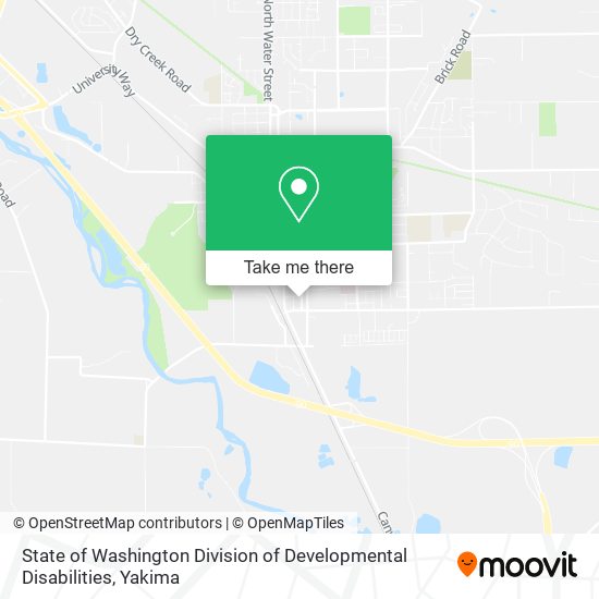 Mapa de State of Washington Division of Developmental Disabilities