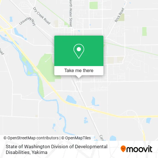Mapa de State of Washington Division of Developmental Disabilities