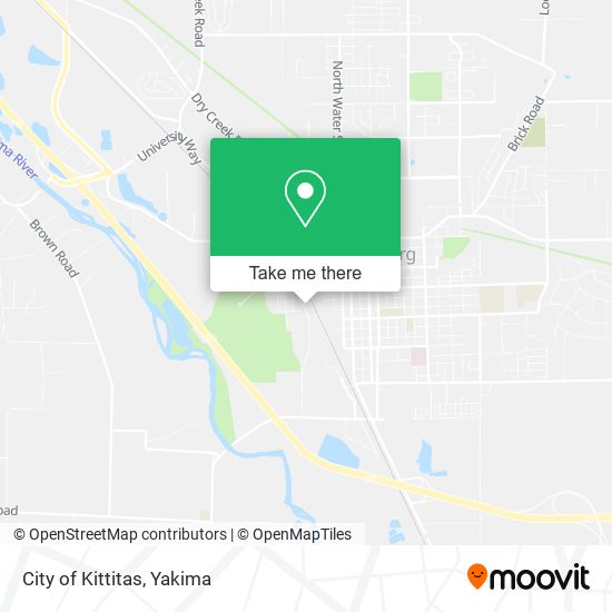 Mapa de City of Kittitas