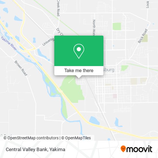 Mapa de Central Valley Bank
