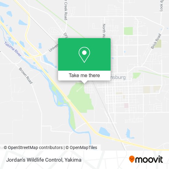 Jordan's Wildlife Control map