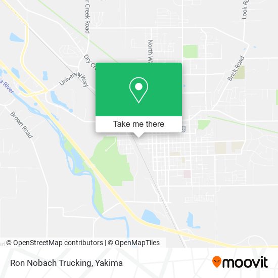 Mapa de Ron Nobach Trucking