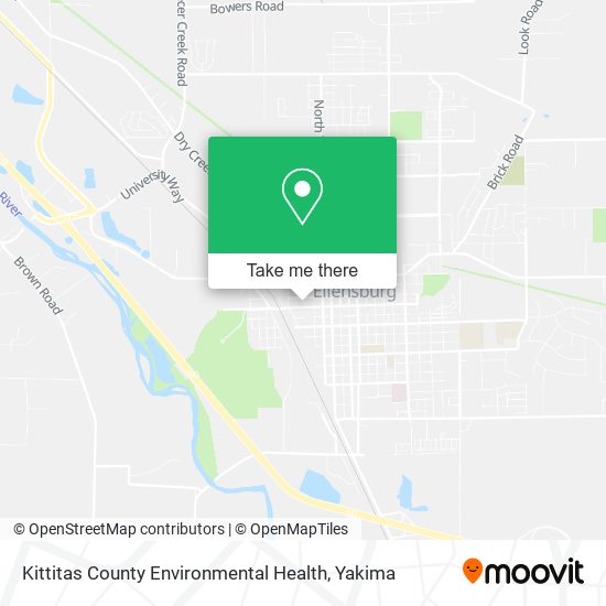 Kittitas County Environmental Health map