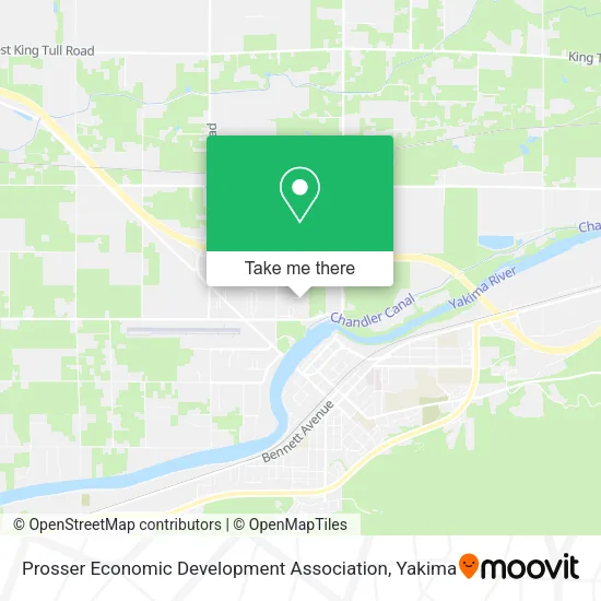 Prosser Economic Development Association map