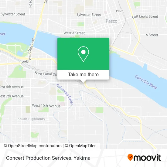 Concert Production Services map