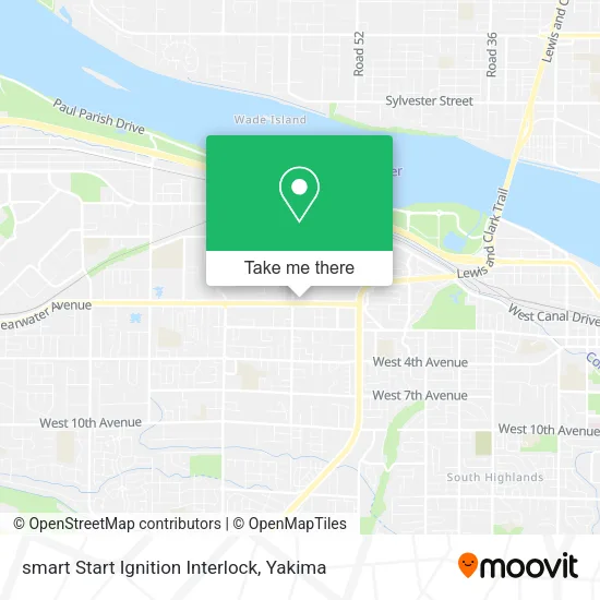 smart Start Ignition Interlock map