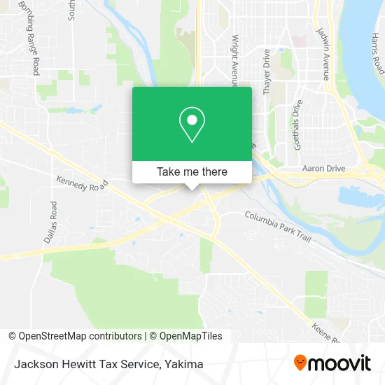 Jackson Hewitt Tax Service map