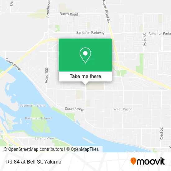 Rd 84 at Bell St map