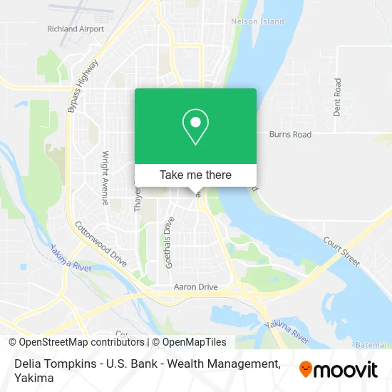 Mapa de Delia Tompkins - U.S. Bank - Wealth Management