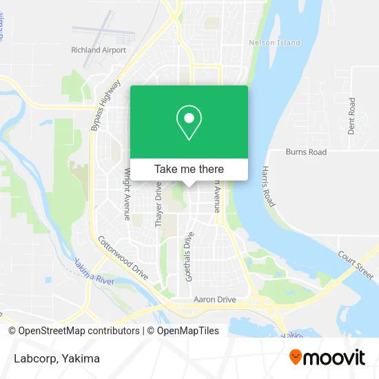 Labcorp map