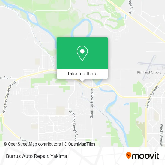 Burrus Auto Repair map