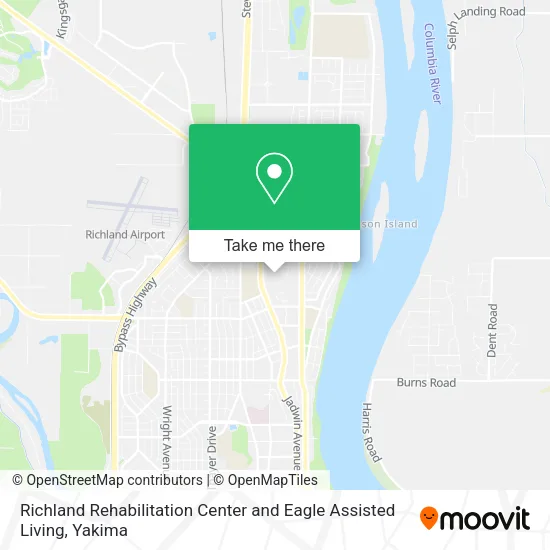 Mapa de Richland Rehabilitation Center and Eagle Assisted Living