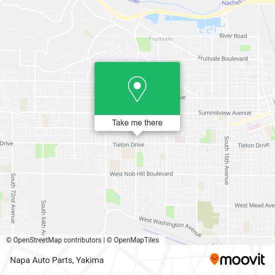 Mapa de Napa Auto Parts