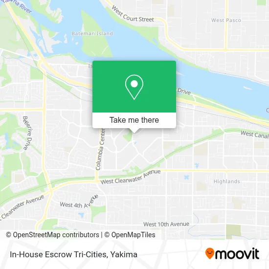 In-House Escrow Tri-Cities map