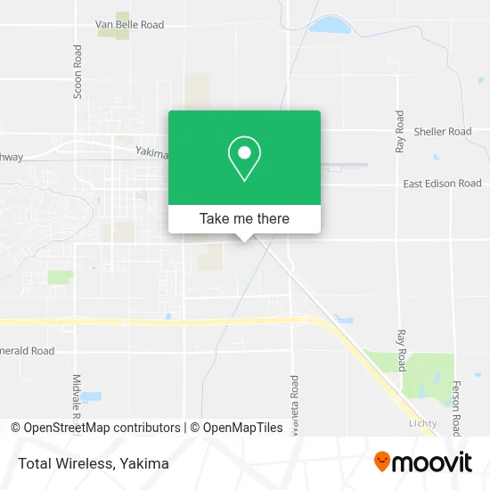 Total Wireless map
