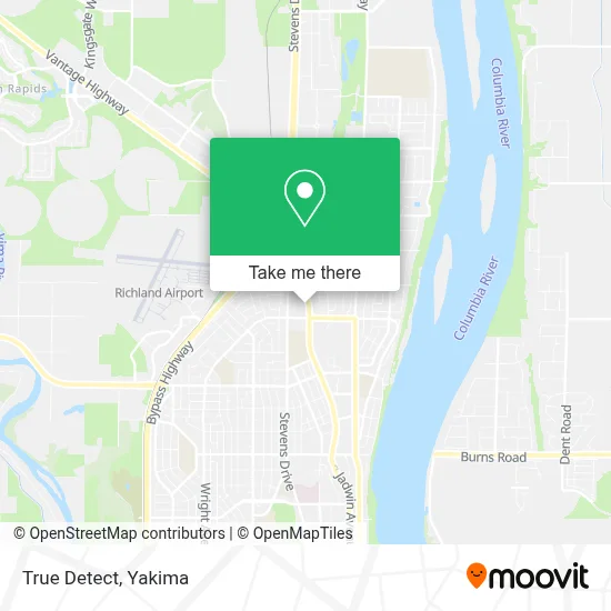 True Detect map