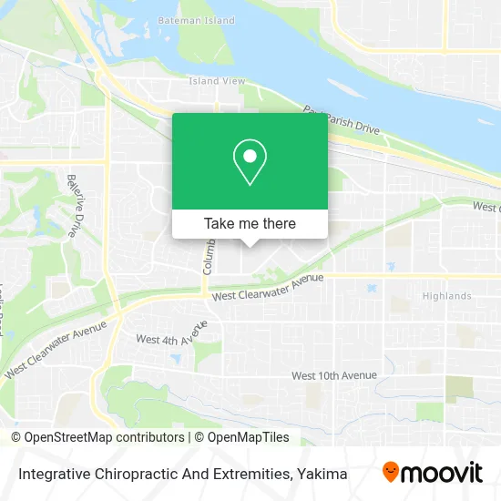 Integrative Chiropractic And Extremities map
