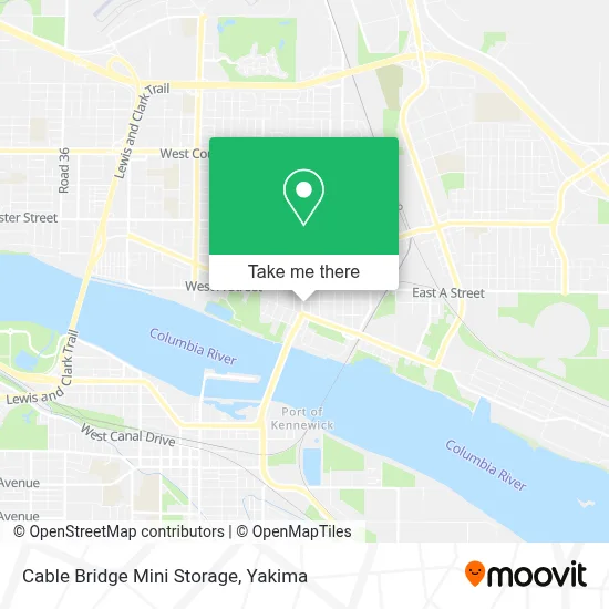 Cable Bridge Mini Storage map