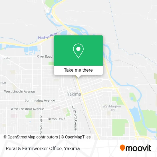 Rural & Farmworker Office map