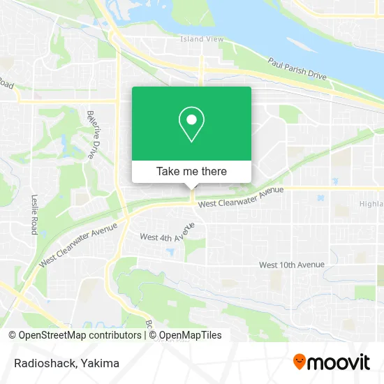 Radioshack map