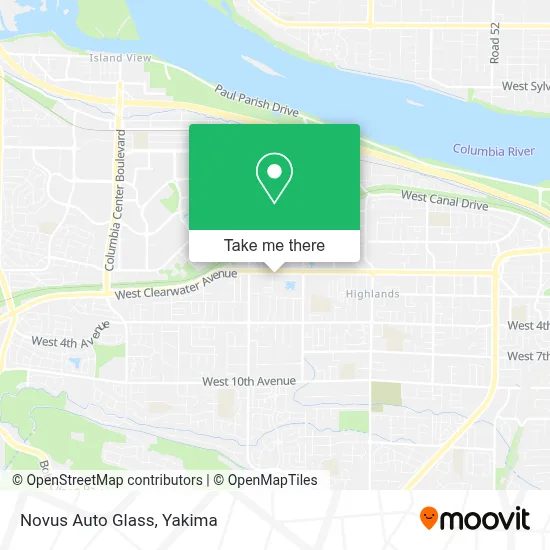 Novus Auto Glass map