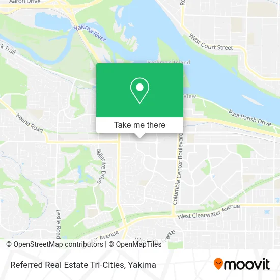 Referred Real Estate Tri-Cities map