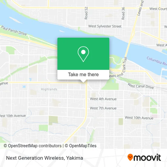 Next Generation Wireless map