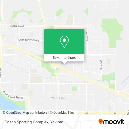 Pasco Sporting Complex map