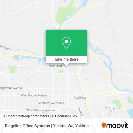 Ridgeline Office Systems | Yakima Wa map