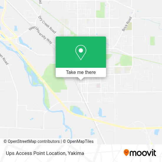 Ups Access Point Location map
