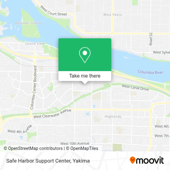 Safe Harbor Support Center map