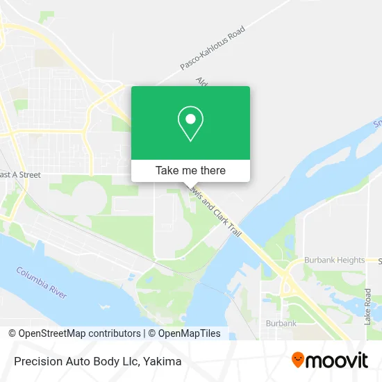 Precision Auto Body Llc map
