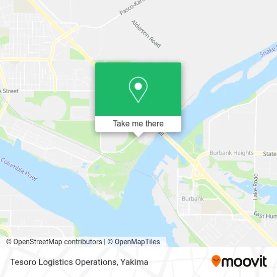 Tesoro Logistics Operations map