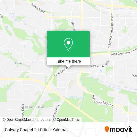 Calvary Chapel Tri-Cities map